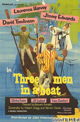 Locandina del film 3 uomini in barca