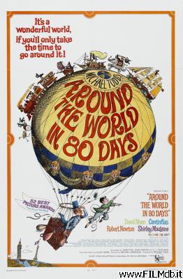poster Locandina del film il giro del mondo in 80 giorni