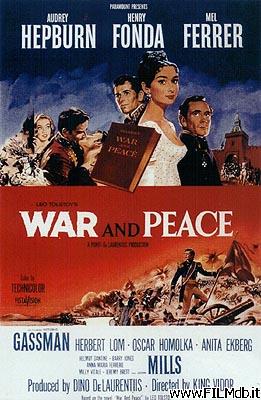 Locandina del film Guerra e pace