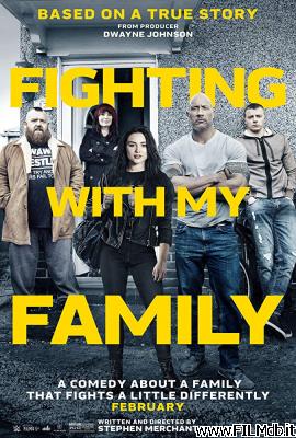 Affiche de film fighting with my family
