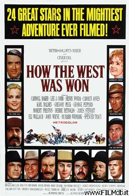 Affiche de film La Conquête de l'Ouest