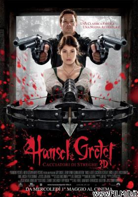 Cartel de la pelicula hansel and gretel: witch hunters