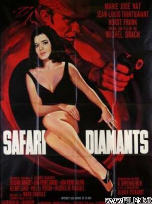 Affiche de film Safari diamants