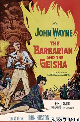 Affiche de film Le barbare et la geisha