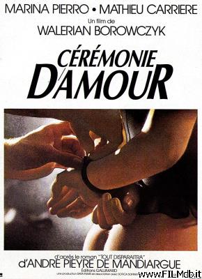 Affiche de film ceremonie d'amour