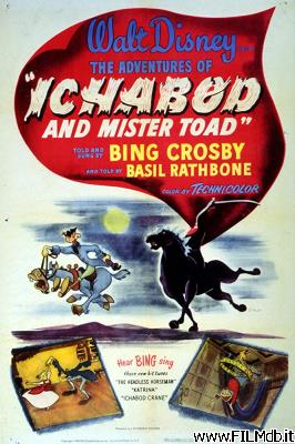 Affiche de film the adventures of ichabod and mr. toad