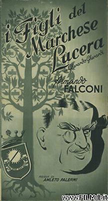 Affiche de film I figli del marchese Lucera