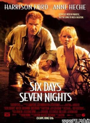 Cartel de la pelicula six days, seven nights