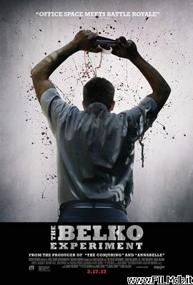 poster Cartel de la pelicula the belko experiment: chi sopravviverà?