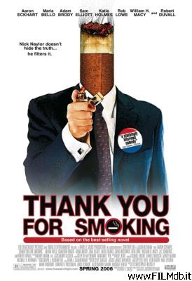 Affiche de film thank you for smoking