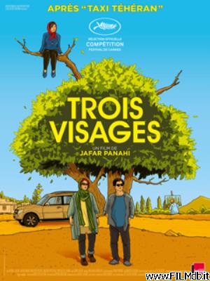 Affiche de film trois visages