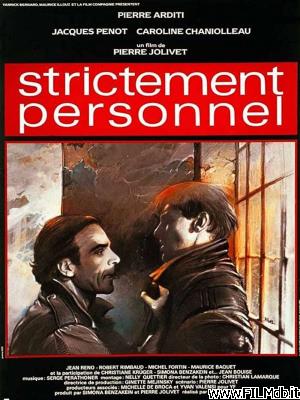 poster Cartel de la pelicula Strictement personnel