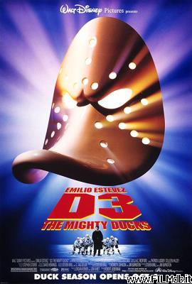 poster Poster of movie ducks - una squadra a tutto ghiaccio