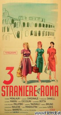 Affiche de film 3 straniere a roma