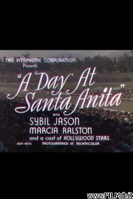 Locandina del film A Day at Santa Anita [corto]