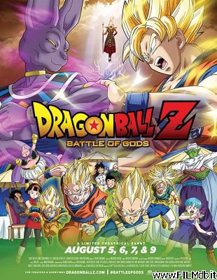 poster Affiche de film dragon ball z: la battaglia degli dei