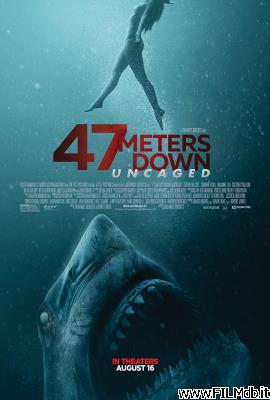 Affiche de film 47 metri - Uncaged