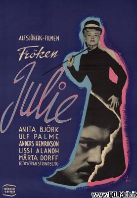 Affiche de film Mademoiselle Julie