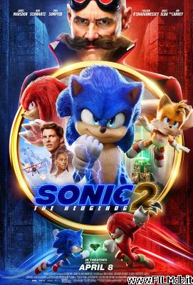 Affiche de film Sonic 2, le film