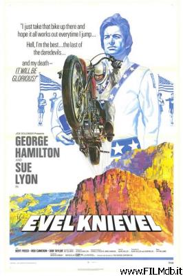 Cartel de la pelicula Evel Knievel