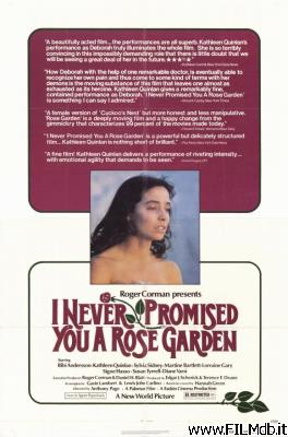 Affiche de film i never promised you a rose garden
