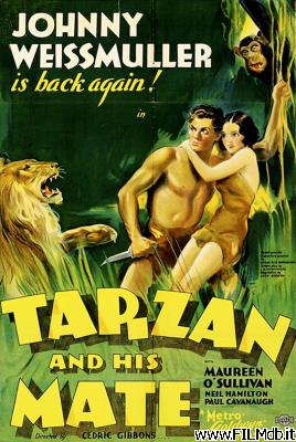 Affiche de film Tarzan et sa compagne