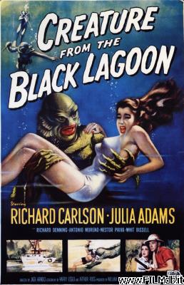 Affiche de film il mostro della laguna nera