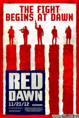 Locandina del film red dawn - alba rossa