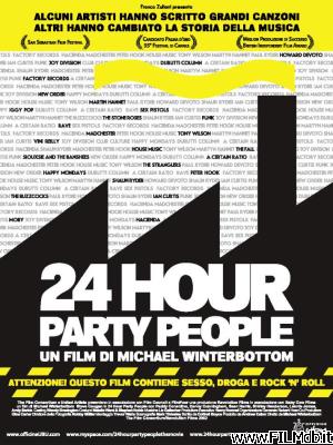 Affiche de film 24 hour party people