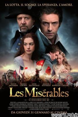 Affiche de film les misérables