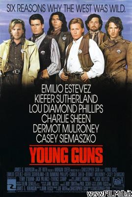 Locandina del film Young Guns - Giovani pistole
