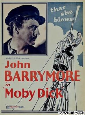 Affiche de film Moby Dick il mostro bianco