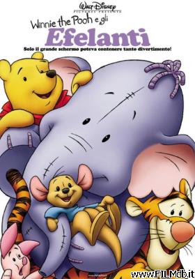 Affiche de film winnie the pooh e gli efelanti