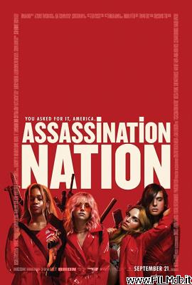 Cartel de la pelicula assassination nation