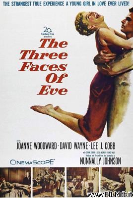 Locandina del film the three faces of eve