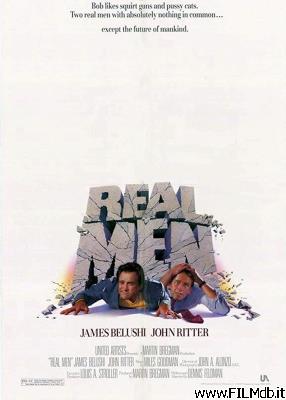 Locandina del film real men - noi uomini duri