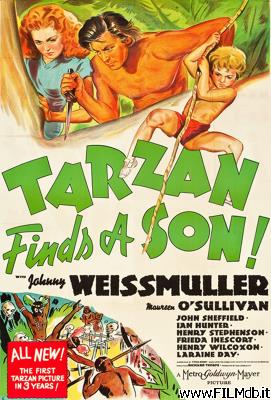 Affiche de film Tarzan trouve un fils