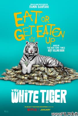 Affiche de film The White Tiger