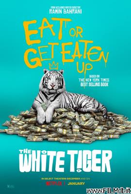 poster Cartel de la pelicula The White Tiger