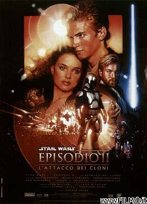 Affiche de film star wars: episodio 2 - l'attacco dei cloni