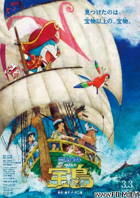 poster Affiche de film doraemon nobita no takarajima