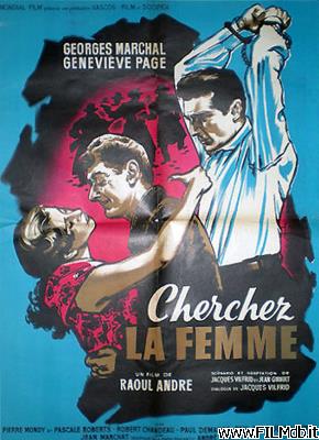 poster Affiche de film Cherchez la femme