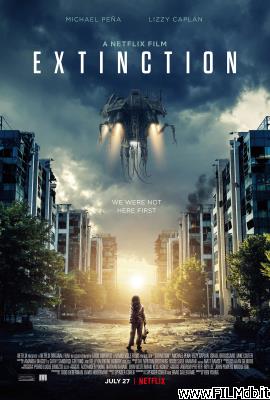 Cartel de la pelicula extinction