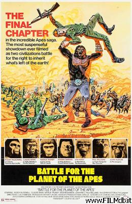 Poster of movie battle for the planet of the apes