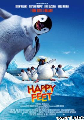 Cartel de la pelicula happy feet