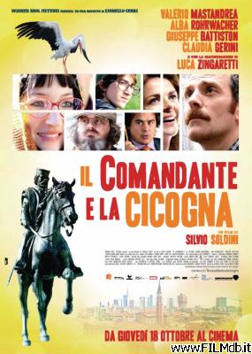 Cartel de la pelicula Il comandante e la cicogna