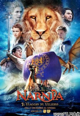 Locandina del film le cronache di narnia - il viaggio del veliero