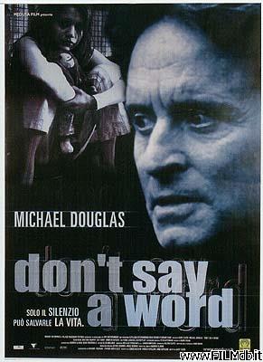 Affiche de film don't say a word