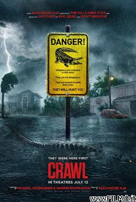 poster Cartel de la pelicula crawl - intrappolati