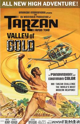 Locandina del film Tarzan nella valle dell'oro